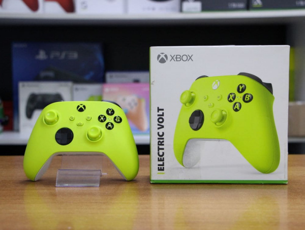 Геймпад Microsoft Xbox Series Electric Volt (model 1914) (Зеленый) [БУ] - интернет-магазин GameShock г. Челябинск