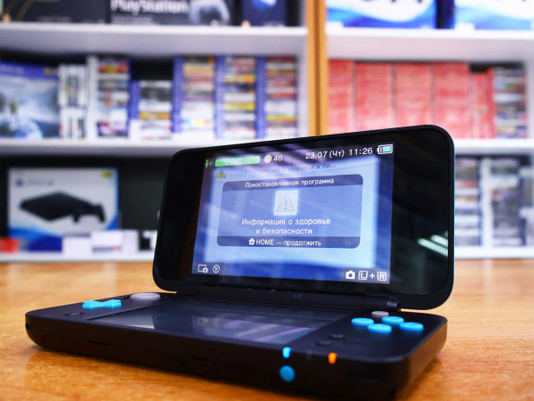 Nintendo New 2DS XL (черный + бирюзовый) прошитая 128Gb [БУ] - интернет-магазин GameShock г. Челябинск