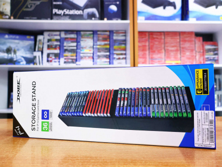 Подставка Dobe для хранения дисков PS4 36 шт (TP4-19280) - интернет-магазин GameShock г. Челябинск Подставка Dobe для хранения дисков PS4 36 шт (TP4-19280) - интернет-магазин GameShock г. Челябинск