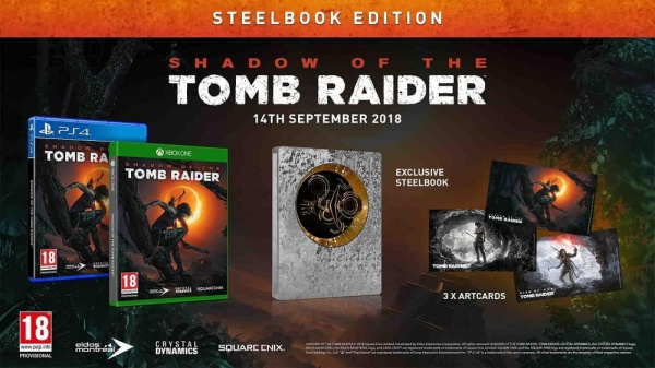 Shadow of the Tomb Raider - Steelbook (PS4, РУС, БУ) - интернет-магазин GameShock г. Челябинск