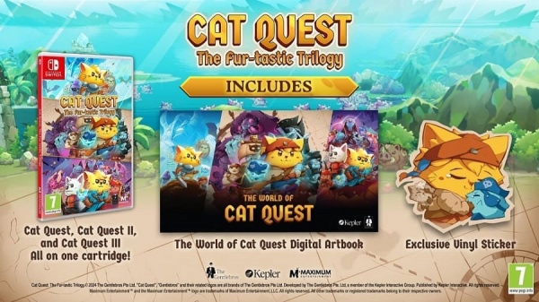 Cat Quest: The Fur-tastic Trilogy (Nintendo Switch, русские субтитры) - интернет-магазин GameShock г. Челябинск