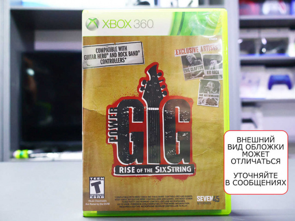 Power Gig: Rise of the SixString (Xbox 360, АНГЛ, БУ) (NTSC) - интернет-магазин GameShock г. Челябинск