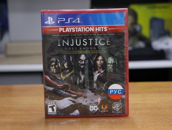 Injustice: Gods Among Us - Ultimate Edition. Playstation Hits (PS4, русские субтитры) - интернет-магазин GameShock г. Челябинск