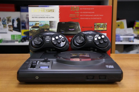 Игровая приставка Retro Genesis HD Ultra HDMI (16 bit) 2 беспроводных джойстика +150 игр - интернет-магазин GameShock г. Челябинск