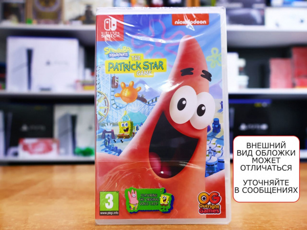 SpongeBob Squarepants: The Patrick Star Game (Nintendo Switch, английская версия) - интернет-магазин GameShock г. Челябинск