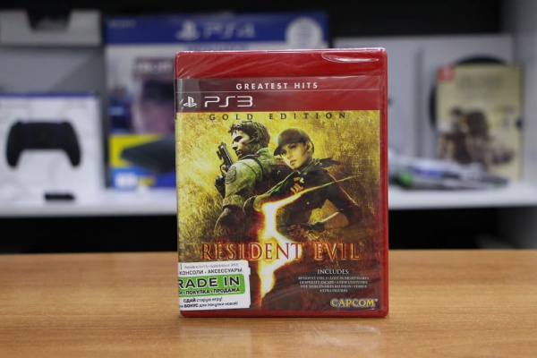 Resident Evil 5 - Gold Edition (Greatest Hits)(PS3, АНГЛ) - интернет-магазин GameShock г. Челябинск