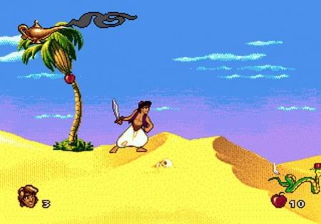 Картридж (16 бит) Aladdin (рус) (без коробки) для Сеги - интернет-магазин GameShock г. Челябинск