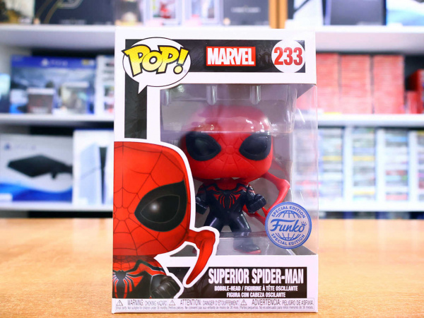 Фигурка Funko POP! Marvel: Superior Spider-Man (Exc) 233 - интернет-магазин GameShock г. Челябинск Фигурка Funko POP! Marvel: Superior Spider-Man (Exc) 233 - интернет-магазин GameShock г. Челябинск
