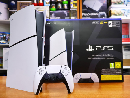 Игровая приставка Sony PlayStation 5 Digital Edition Slim 825Gb без привода (CFI-21**B) [БУ] - интернет-магазин GameShock г. Челябинск