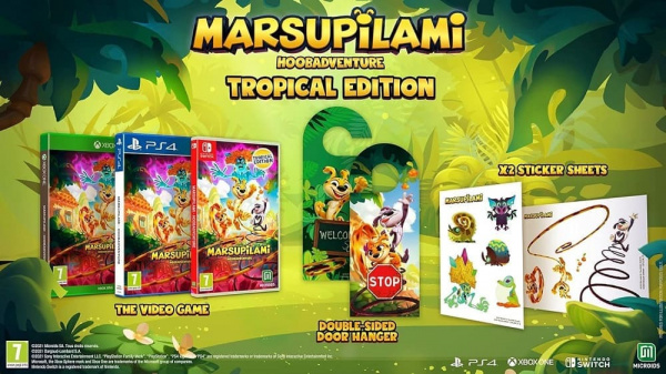 Marsupilami: Hoobadventure - Tropical Edition [PS4, английская версия] - интернет-магазин GameShock г. Челябинск