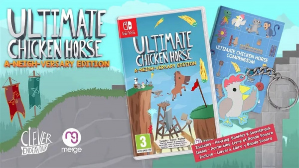 Ultimate Chicken Horse - A-Neigh-Versary Edition [Nintendo Switch, русская версия] - интернет-магазин GameShock г. Челябинск
