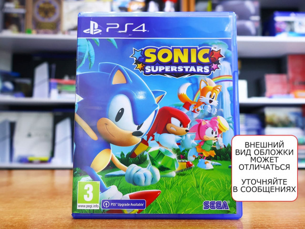 Sonic Superstars (PS4, русские субтитры, БУ) - интернет-магазин GameShock г. Челябинск