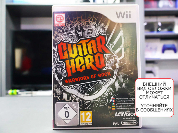 Guitar Hero: Warriors of Rock (Wii, АНГЛ, БУ) - интернет-магазин GameShock г. Челябинск