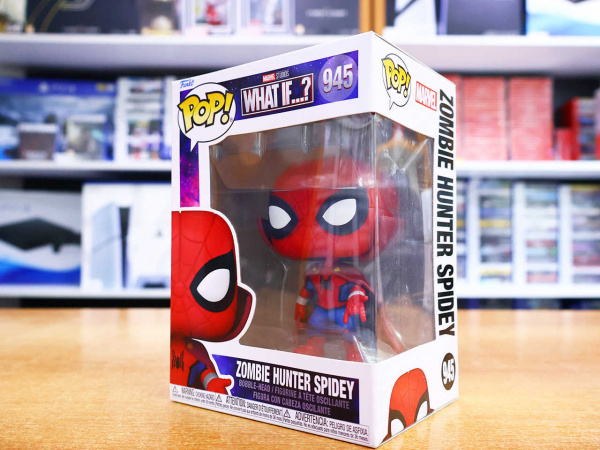Фигурка Funko POP! Marvel What If...? Zombie Hunter Spidey 945 - интернет-магазин GameShock г. Челябинск Фигурка Funko POP! Marvel What If...? Zombie Hunter Spidey 945 - интернет-магазин GameShock г. Челябинск