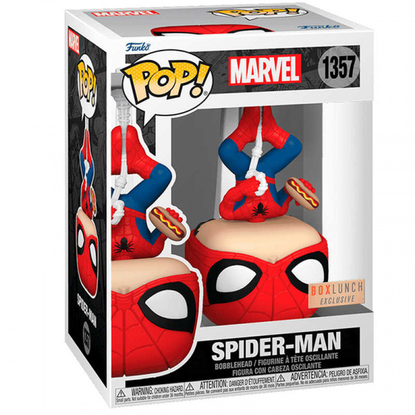 Фигурка Funko POP! Marvel: Spider Man with Hotdog (Exc) 1357 - интернет-магазин GameShock г. Челябинск