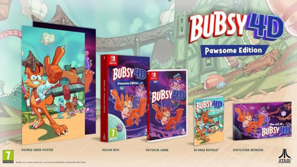 Bubsy 4D - Pawsome Edition (Nintendo Switch, английская версия) - интернет-магазин GameShock г. Челябинск