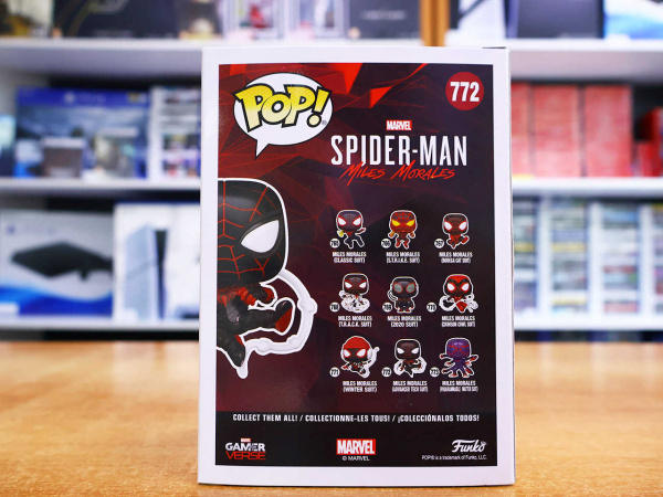 Фигурка Funko POP! Marvel: Miles Morales (Advanced Tech Suit) 772 - интернет-магазин GameShock г. Челябинск Фигурка Funko POP! Marvel: Miles Morales (Advanced Tech Suit) 772 - интернет-магазин GameShock г. Челябинск