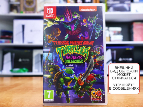 Teenage Mutant Ninja Turtles: Mutants Unleashed (Nintendo Switch, английская версия, БУ) - интернет-магазин GameShock г. Челябинск Teenage Mutant Ninja Turtles: Mutants Unleashed (Nintendo Switch, английская версия, БУ) - интернет-магазин GameShock г. Челябинск