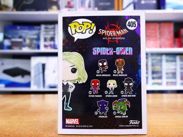 Фигурка Funko POP! Spider Man Into The Spider Verse Spider-Gwen 405 - интернет-магазин GameShock г. Челябинск