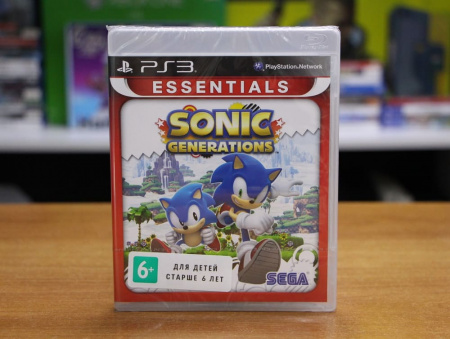 Sonic Generations (Essentials) (PS3, английская версия) - интернет-магазин GameShock г. Челябинск