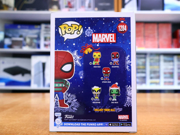 Фигурка Funko POP! Marvel: Spider-Man in Sweater 1284 - интернет-магазин GameShock г. Челябинск Фигурка Funko POP! Marvel: Spider-Man in Sweater 1284 - интернет-магазин GameShock г. Челябинск