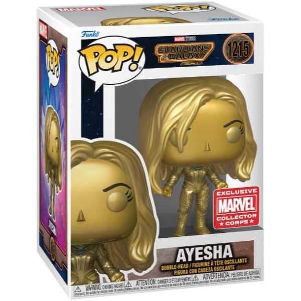 Фигурка Funko POP! Guardians of the Galaxy 3: Ayesha (Collector Corps Exc) 1215 - интернет-магазин GameShock г. Челябинск Фигурка Funko POP! Guardians of the Galaxy 3: Ayesha (Collector Corps Exc) 1215 - интернет-магазин GameShock г. Челябинск