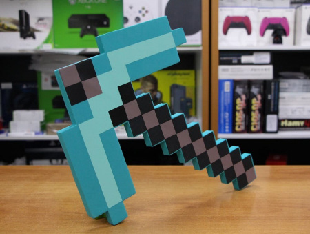Кирка Алмазная Minecraft размер: 45х34 см - интернет-магазин GameShock г. Челябинск