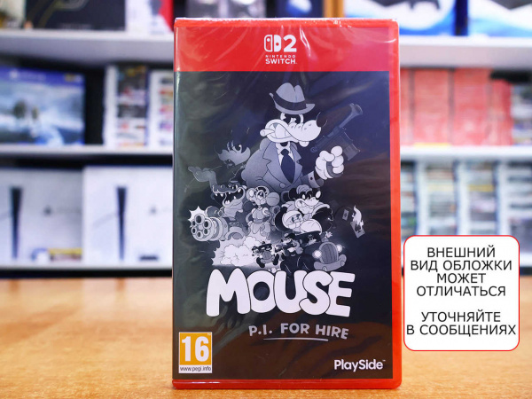 Mouse: P.I. For Hire (Nintendo Switch 2, русские субтитры) - интернет-магазин GameShock г. Челябинск