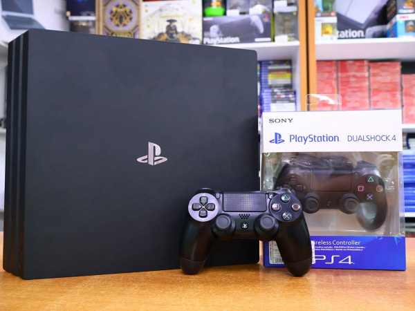 Sony Playstation 4 Pro 1000Гб [БУ] + Джойстик "Black" - интернет-магазин GameShock г. Челябинск