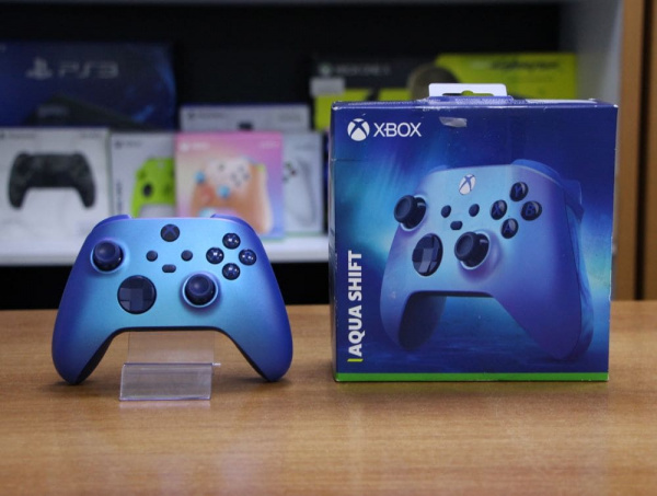 Геймпад Microsoft Xbox Series Aqua Shift Special Edition Blue (model 1914) (голубой) [БУ] - интернет-магазин GameShock г. Челябинск