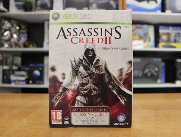 Assassin's Creed II (2) - Lineage Collector's Edition (Xbox 360, РУС, БУ) - интернет-магазин GameShock г. Челябинск