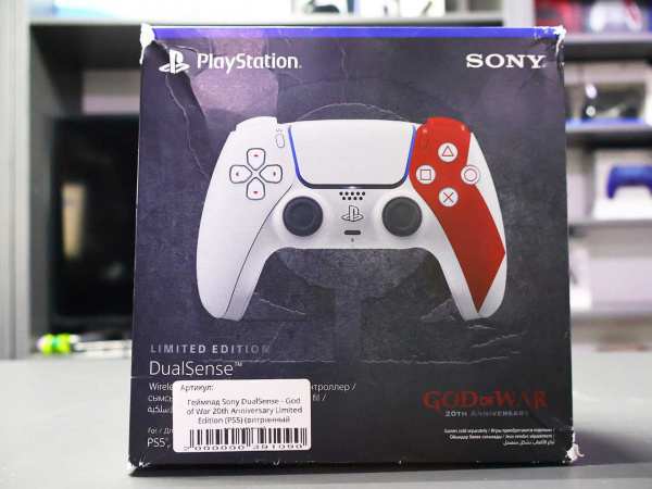 Геймпад Sony DualSense - God of War 20th Anniversary Limited Edition (PS5) (витринный экземпляр) - интернет-магазин GameShock г. Челябинск