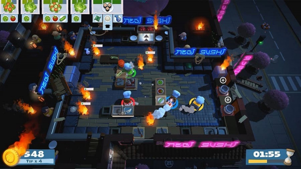 Overcooked! 2 (PS4, АНГЛ, БУ) - интернет-магазин GameShock г. Челябинск