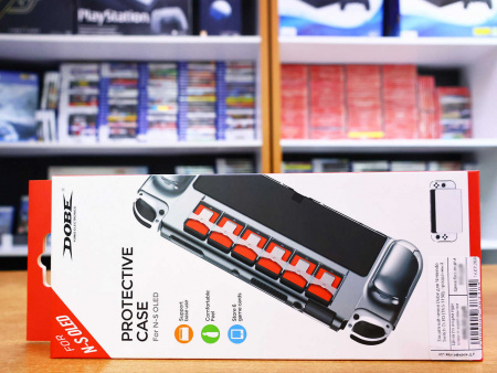 Защитный чехол Dobe для Nintendo Switch OLED (TNS-1190), прозрачный - интернет-магазин GameShock г. Челябинск Защитный чехол Dobe для Nintendo Switch OLED (TNS-1190), прозрачный - интернет-магазин GameShock г. Челябинск