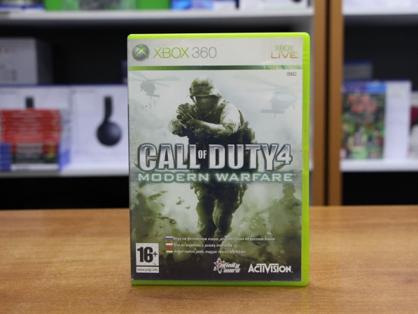 Call of Duty 4: Modern Warfare (Xbox 360, АНГЛ, БУ) - интернет-магазин GameShock г. Челябинск