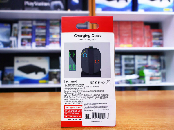 Зарядная станция DOBE для Joy Con 2 Nintendo Switch 2 (TNS-3192B) - интернет-магазин GameShock г. Челябинск
