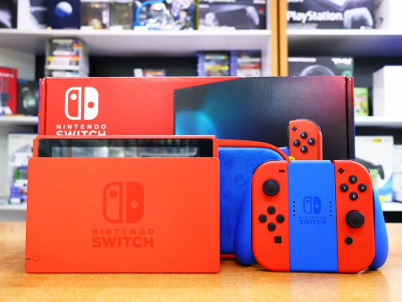 Nintendo Switch Mario Red & Blue Edition Обновленная версия +128gb MicroSD MOD HAC-001(-01) [БУ] - интернет-магазин GameShock г. Челябинск