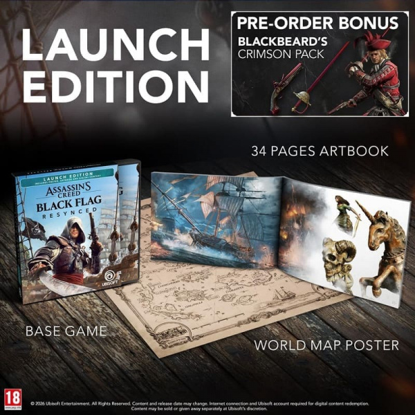 Assassin's Creed: Black Flag Resynced - Launch Edition (Xbox Series X, русские субтитры) - интернет-магазин GameShock г. Челябинск