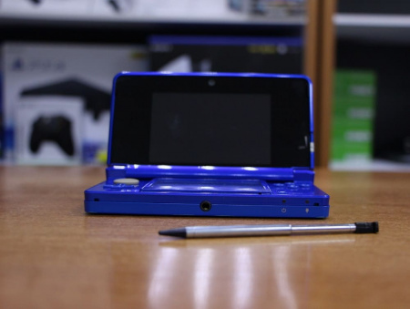 Nintendo 3DS Cobalt Blue + карта памяти 128gb, прошитая (БУ) - интернет-магазин GameShock г. Челябинск Nintendo 3DS Cobalt Blue + карта памяти 128gb, прошитая (БУ) - интернет-магазин GameShock г. Челябинск