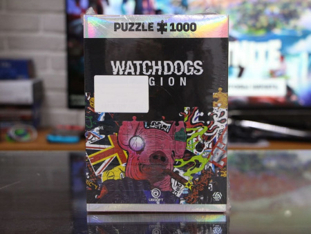 Пазл - Watch Dogs Legion - Pig Mask (1000 элементов) - интернет-магазин GameShock г. Челябинск