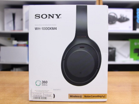 Беспроводные наушники Sony WH-1000XM4 черный (БУ) - интернет-магазин GameShock г. Челябинск