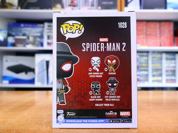Фигурка Funko POP! Spider-Man 2: City Sounds Suit Miles Morales 1028 - интернет-магазин GameShock г. Челябинск Фигурка Funko POP! Spider-Man 2: City Sounds Suit Miles Morales 1028 - интернет-магазин GameShock г. Челябинск