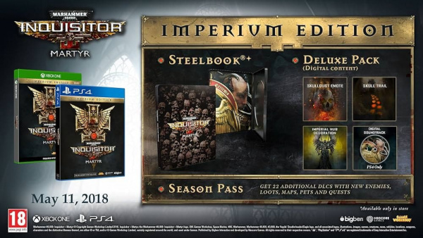 Warhammer 40,000: Inquisitor - Martyr. Imperium Edition (PS4, русские субтитры) - интернет-магазин GameShock г. Челябинск