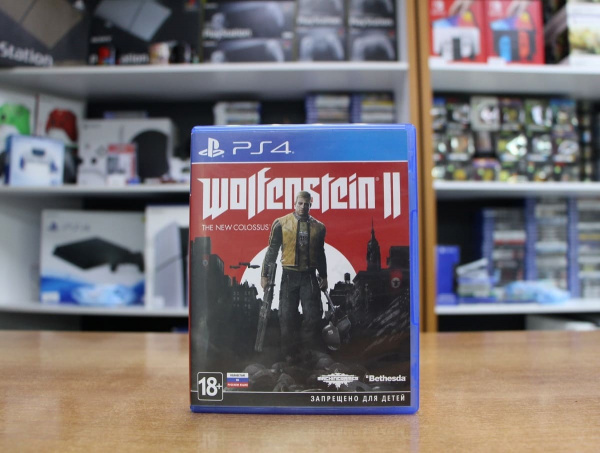 Wolfenstein II (2): The New Colossus (PS4, РУС, БУ) - интернет-магазин GameShock г. Челябинск
