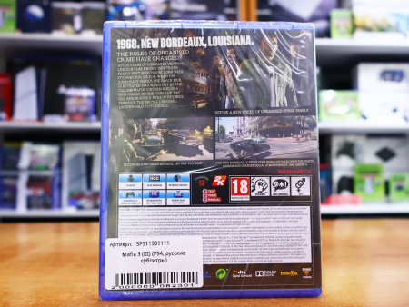 Mafia III (3) (PS4, русские субтитры) - интернет-магазин GameShock г. Челябинск